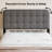 18 Inch Bed Frame with Upholstered Headboard and Metal Footboard-762013258-762013259