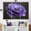 Black And Purple Ranunculus Nature Nuance II - Ranunculus Wall Decor Set-107196242-107196237