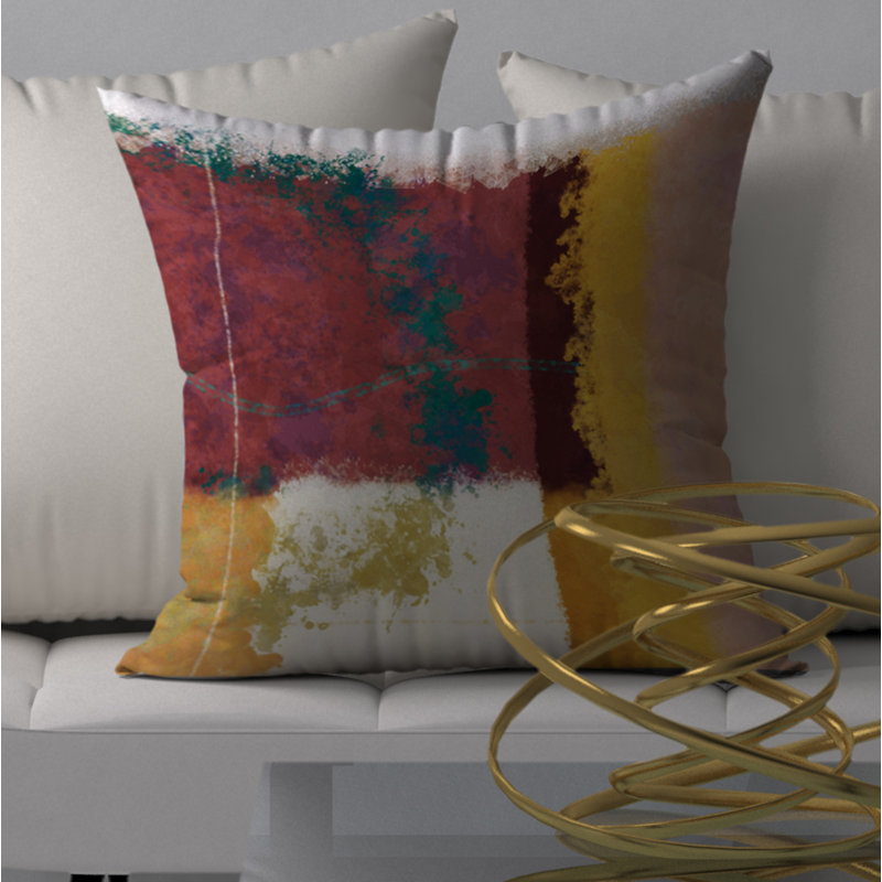 Housse et insert de coussin carré Debonair, 20 po X 20 po