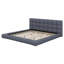 Base de lit plateforme minimaliste à profil bas, tête de lit tapissier souple, support de lattes durable-133286805-133286807