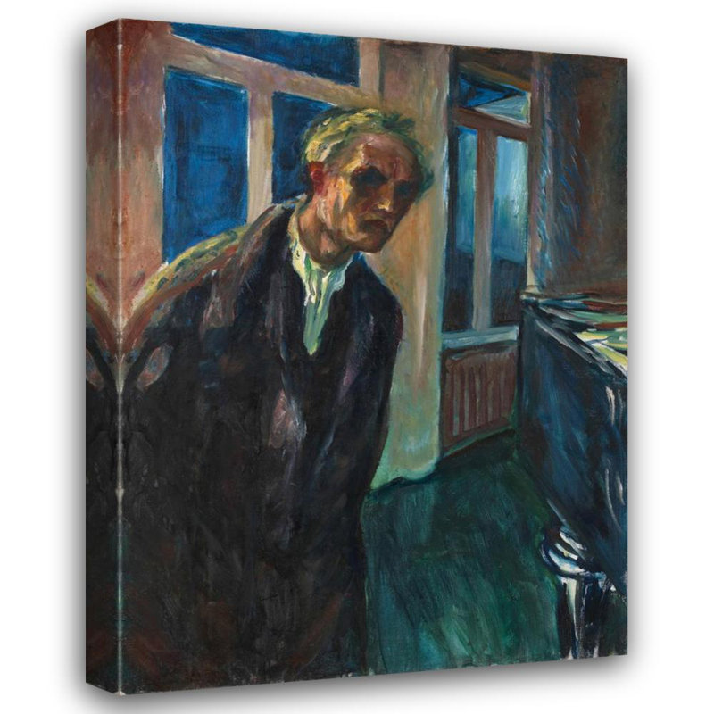 Self-portrait. The night wanderer, 48'' H x 36'' W