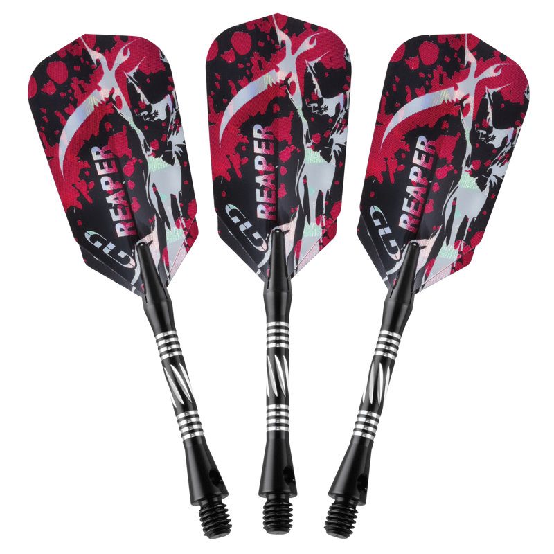 Viper Grim Reaper Soft Tip Dart, 9 Black and Blue Rings