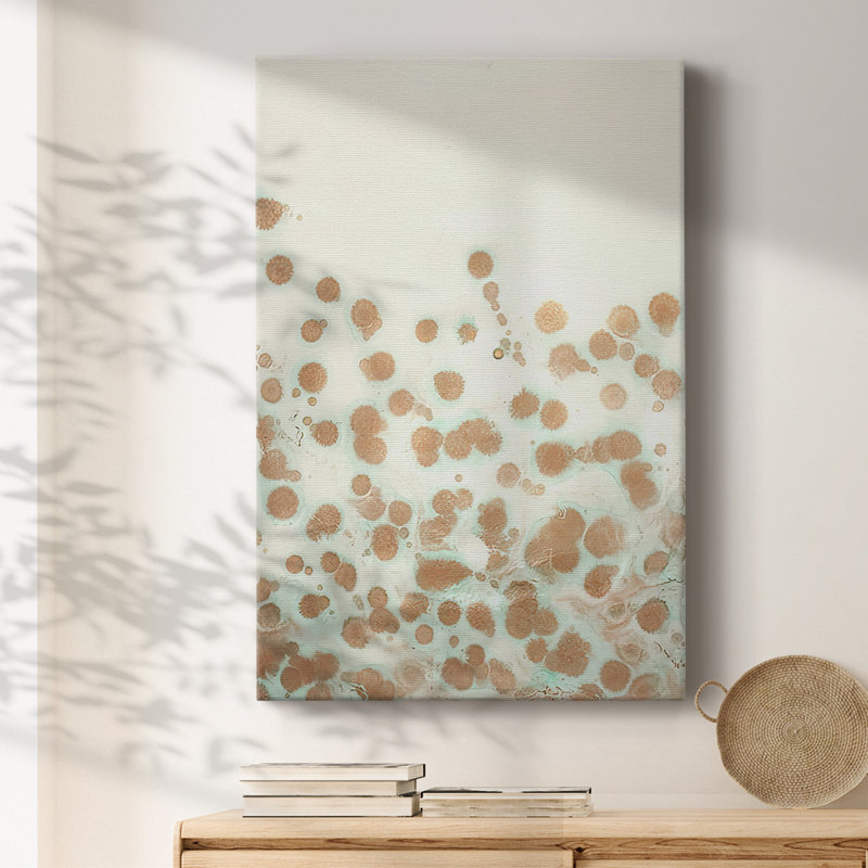 Printed Bronze Suspension Study II - reproduction d'art sur toile tendue, H 12 po x l 8 po