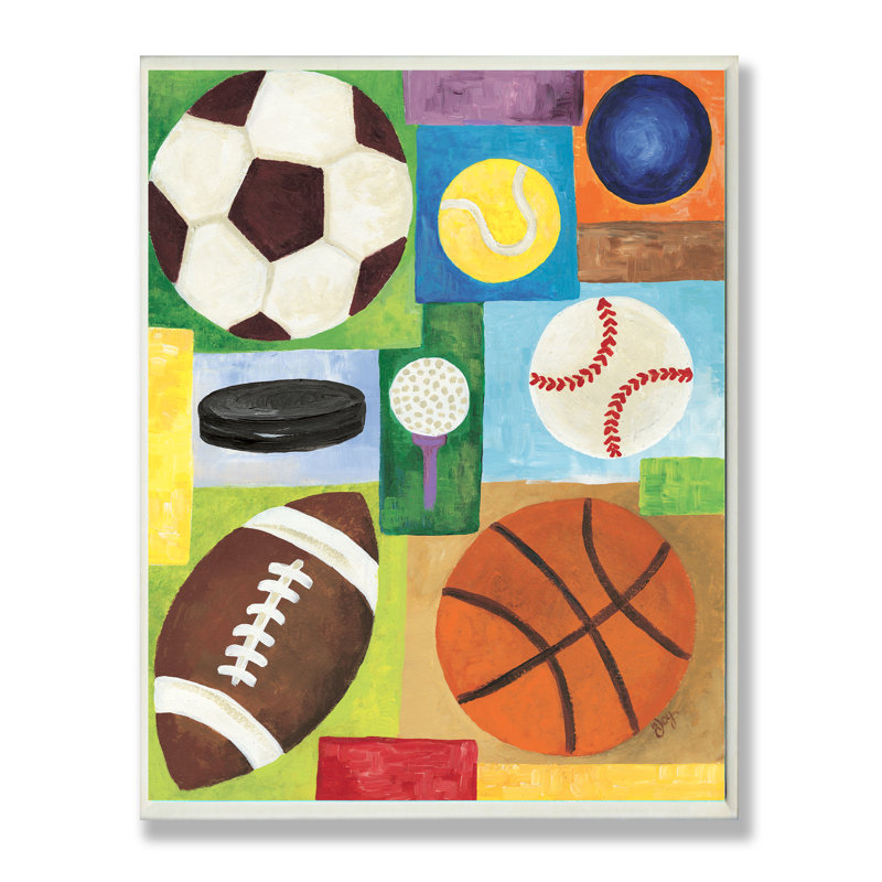 Art multisports Ahaziah Harptree, H 14 po x l 11 po, Giclée encadrée noir minuit