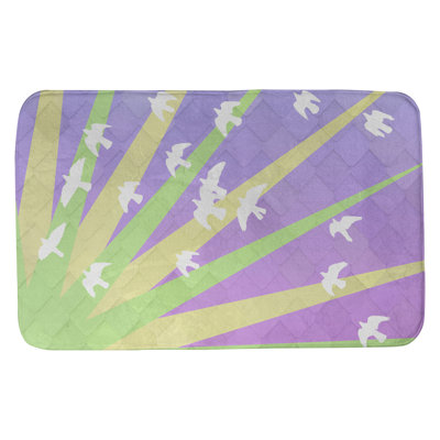 Fawcett Memory Foam Non-Slip Bath Rug