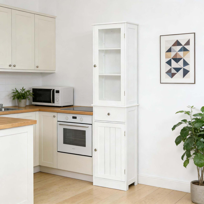 Grande armoire de rangement peu encombrante avec conception anti-basculement sécurisée