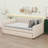 Upholstered Daybed With Trundle-1970520443