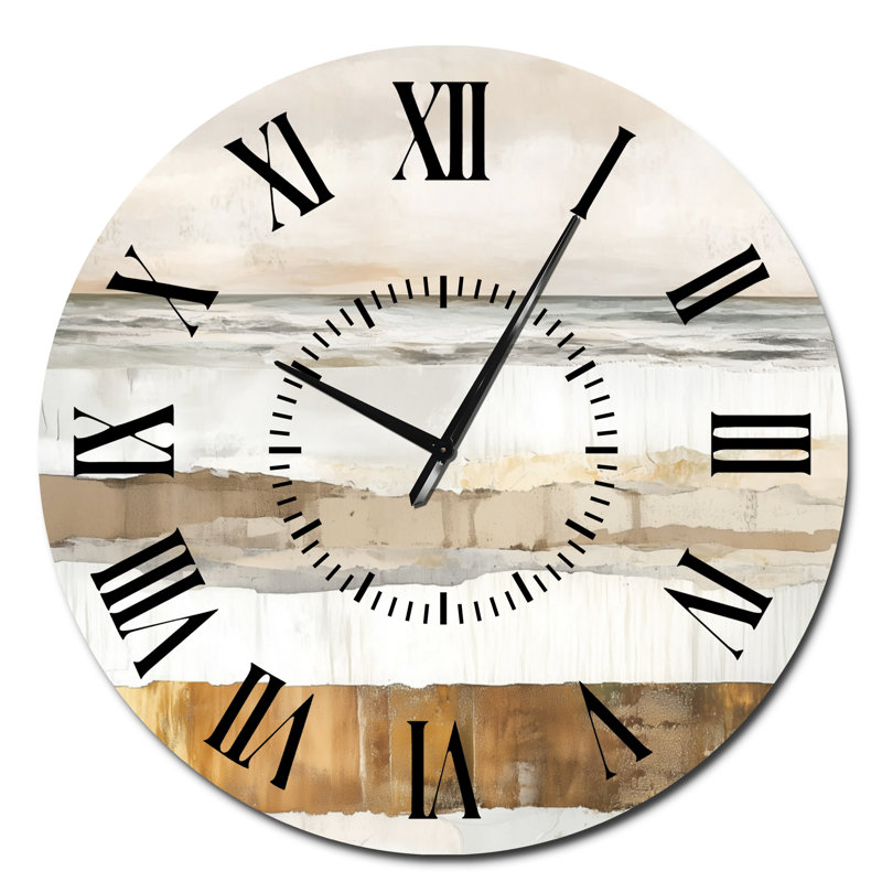 Horloge murale abstraite, Surdimensionné