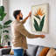 Bird of Paradise Botanical - Wrapped Canvas-2031700783-2031700753