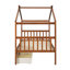 Lit simple en bois avec tiroirs, noyer-1012408813
