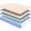 Matelas cuivré froid, 14 po, moyen, très grand, lit en mousse blanche très grand, sensation moyenne 14 po, matelas-1756442468-1756442467