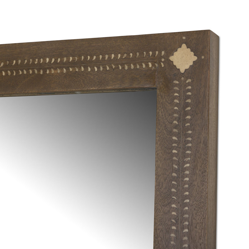 Timil Rectangle Solid Wood Mirror