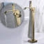 Robinet de baignoire monocommande à fixation au sol