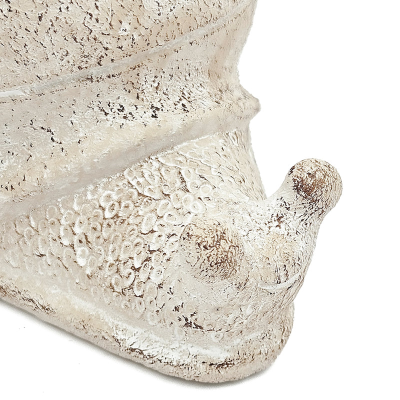 Jardinière décorative texturée sable et ciment de 8,3 po x 7 po x 4,7 po pour plantes d'intérieur bohémiennes