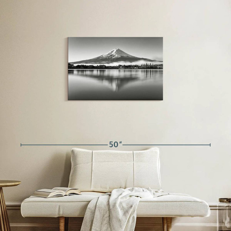Alvord Mount Fuji Monochrome, 20" H x 30" W