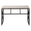 Bureau d'ordinateur, bureau personnel, ordinateur portable, travail, métal stratifié, contemporain, moderne