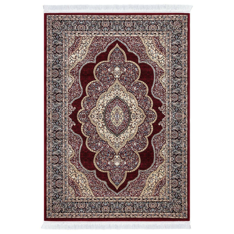 Chancery Kilim Wine Red Rug, Rectangle 80 x 150cm
