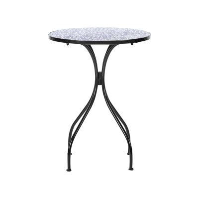Aritra Round Metal Outdoor Bistro Table , 60cm cm W 60cm cm D