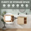 Meuble-lavabo mural 26 po