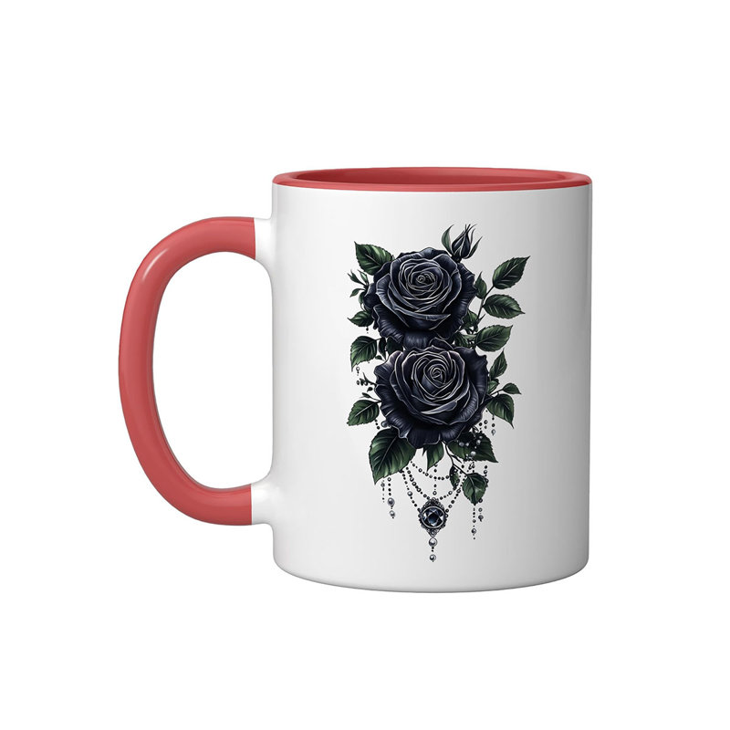 Ceramic Coffee Mug, Red