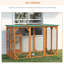 Abri pour chat en bois Catio, cage pour chat avec plateformes