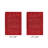 Makaylynn Premium 100% Cotton 2155 GSM 2-Piece Bath Rug Set, OEKO-TEX® Certified, Non-Slip Spray Latex Backing, Plush Tufted, Super Absorbent, Machine Washable Bathroom Rugs, Red-122439401-97762383