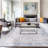 Transitional Bordered Vintage Machine Washable Non Slip Area Rug-351741982