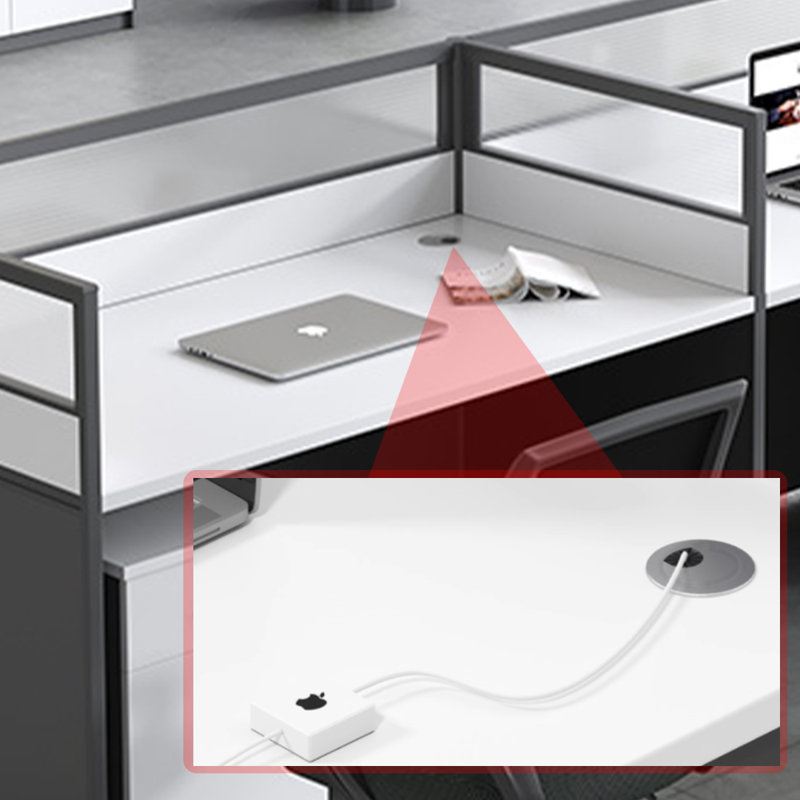 Rectangle 2 Person Office Cubicle Desk