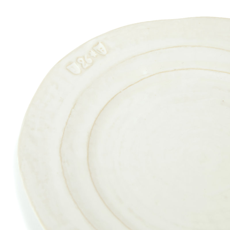 Okane Desert Plate, White