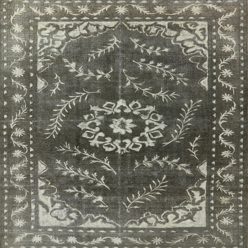 Tapis gris Metro Metro, Carré 6 pi