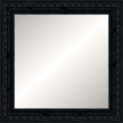 Glossy Black Gallery Mirror