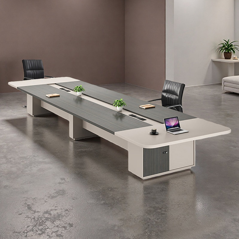 Table de conférence simple et moderne, H 29,52 po x L 177,16 po x l 59 po