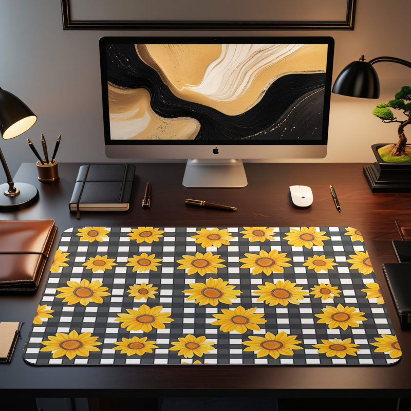 Polyester Desk Pad, 31.5x15.5
