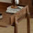 Light luxury black walnut desk-110477588