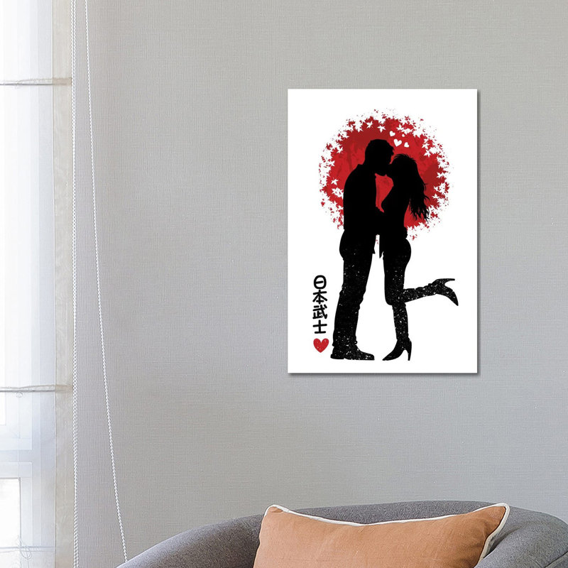 Love Kiss by Alberto Perez - Wrapped Canvas Print, 66.04cm H x 45.72cm W x 1.91cm D