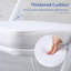  Chaise pliante ultra épaisse rembourrée - Chaise en métal confortable pour l'intérieur et l'extérieur - blanc-869176476