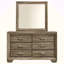 Commode 6 tiroirs avec miroir Holmgren