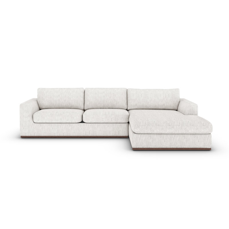 Colt Modular Chaise Sectional, Right Hand Facing, Merino/Cotton