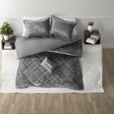 Ensembles de literie en velours luxueux, polyester au design moderne pour la maison