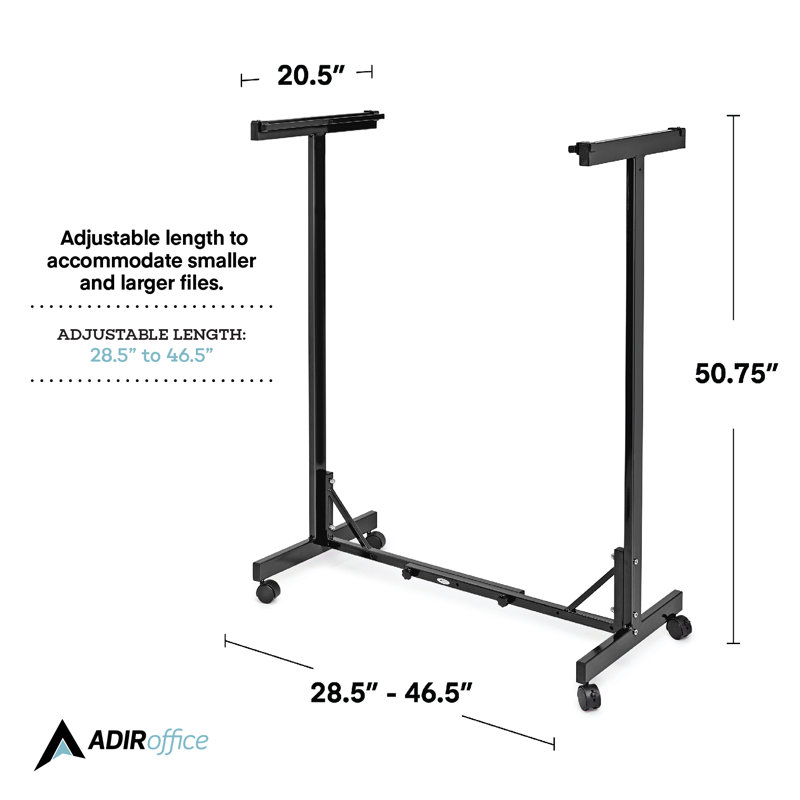 Armoire de rangement extensible avec plan mobile, Noir