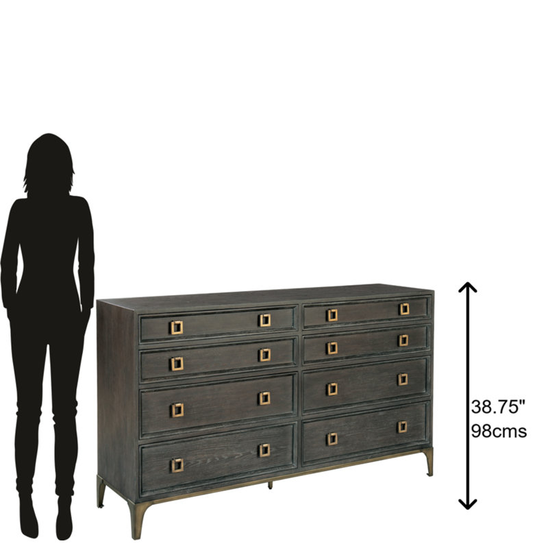 Hittle  6-Drawer Dresser, Edgewater Finish