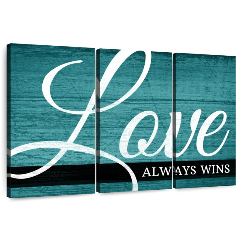 Tergel Love Always Wins II, 20" H x 33" W