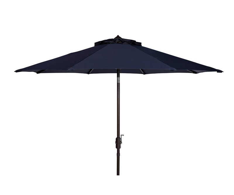 Parasol de marché, Bleu marine, 100.79" W x 100.79" D
