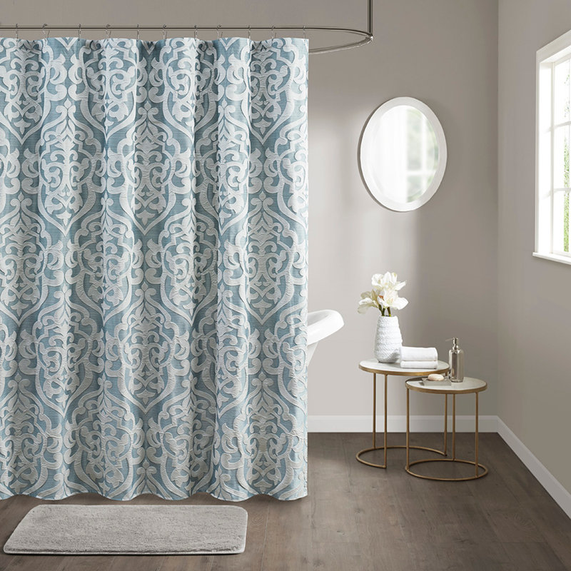 Rideau de douche jacquard