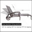 Chaise longue en aluminium coulé 1Pcs-945218564