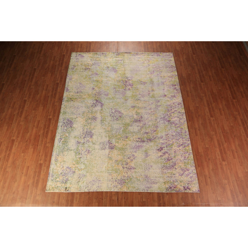 Tapis indien coloré et abstrait moderne