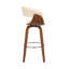 Tabouret de bar avec accoudoirs et dossier ouvert en similicuir Chagnon-63322134-63322140-63322136
