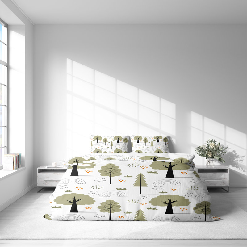 Abstract Duvet Cover, King Duvet Cover + 2 King Shams