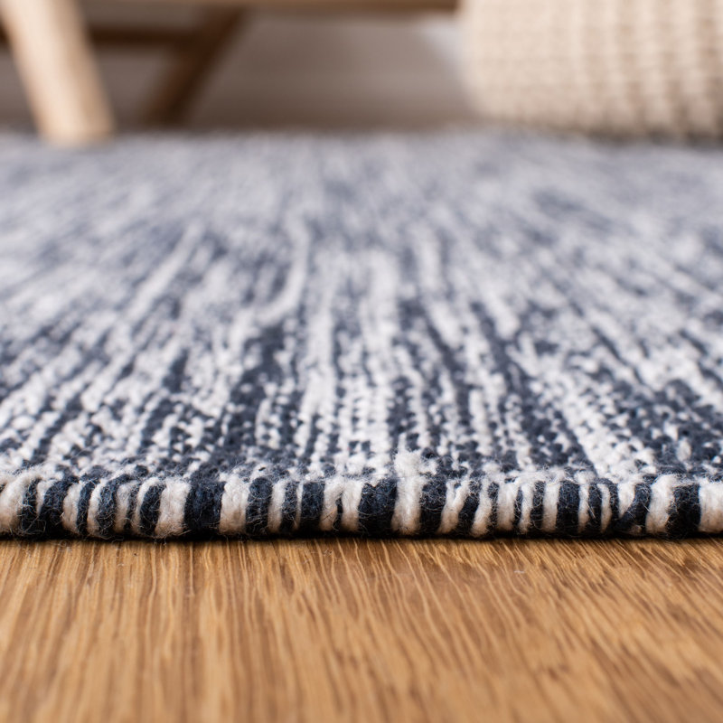 Mohnton Hand Woven Cotton Solid Color Rug, Rectangle 3' x 5'