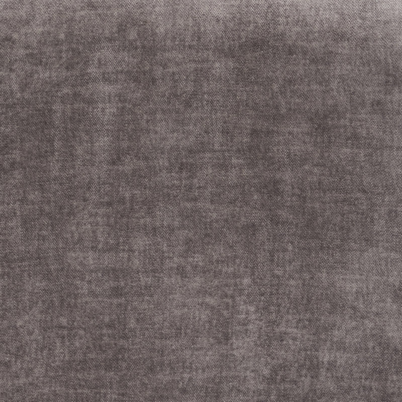 Contemporary Velvet & Solid Wood Accent Chair - Dark Taupe & Walnut, Brown